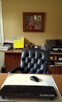 Dad's Chair and Desk
